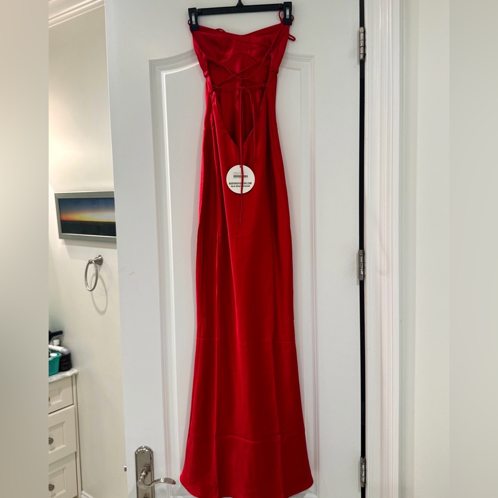 Babyboo Malika Maxi Dress - Red (XS)